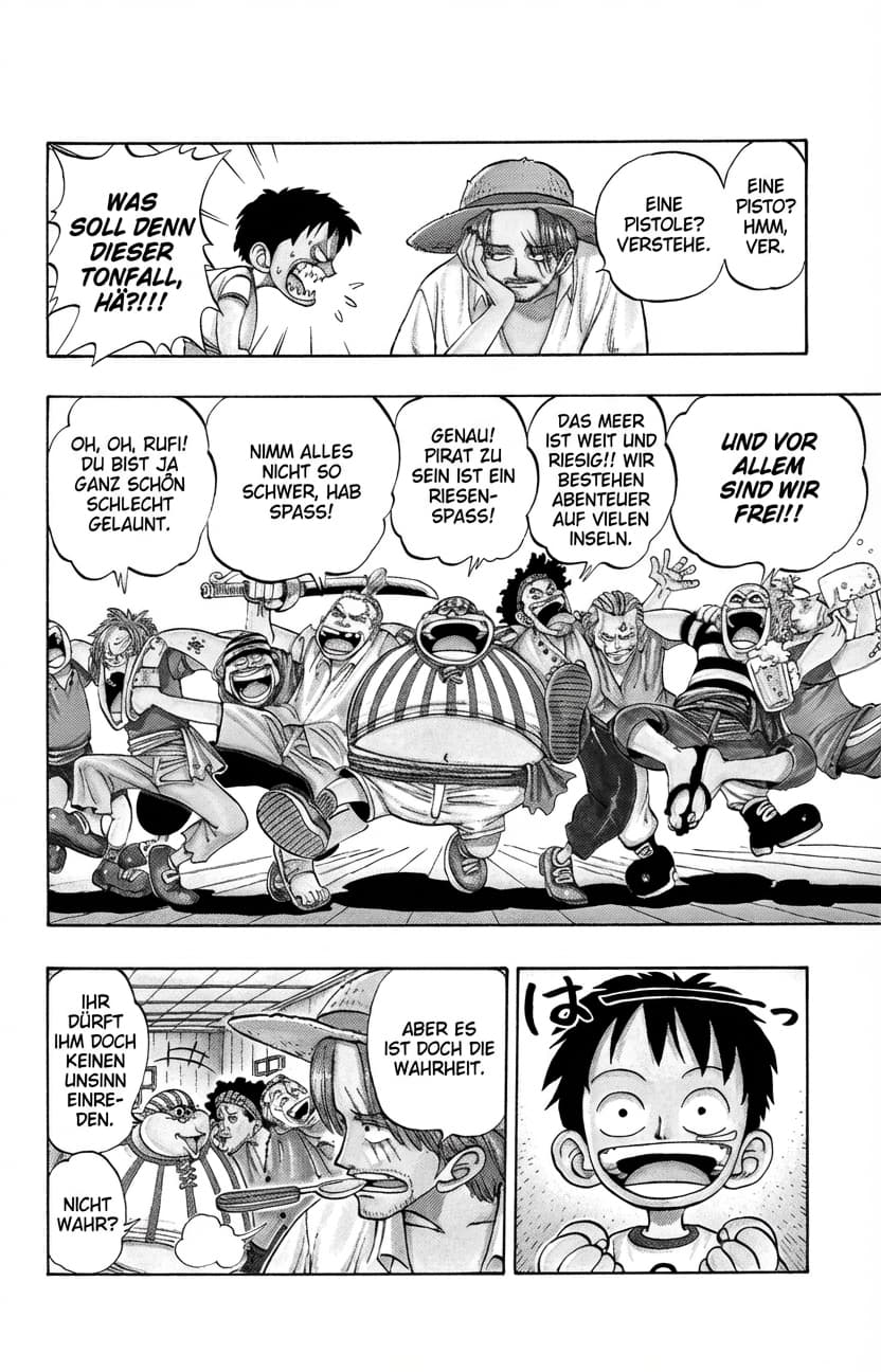 Manga page in German