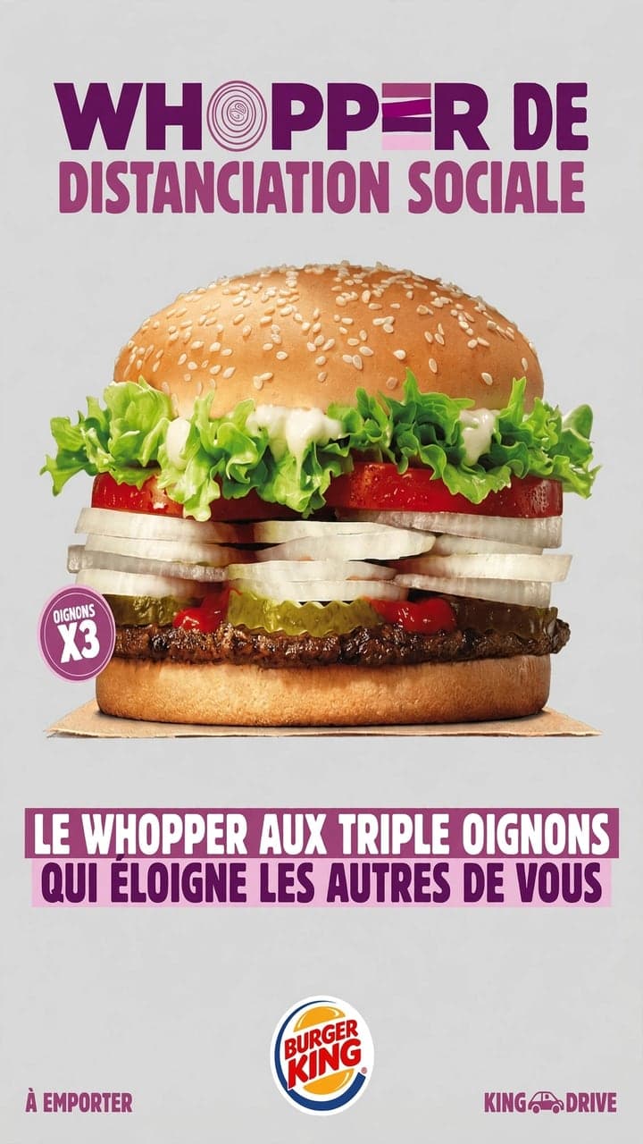 Burger King ad in French, 9:16 format