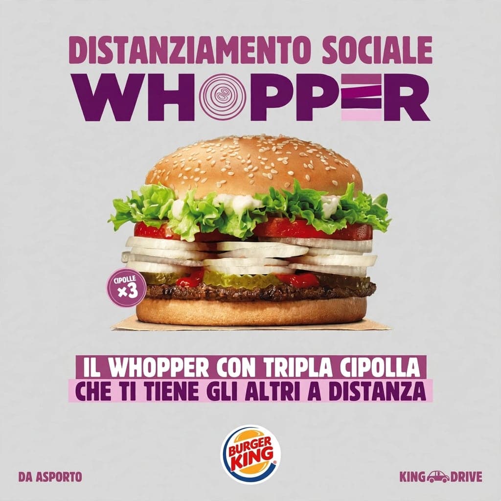 Publicité produit en italien